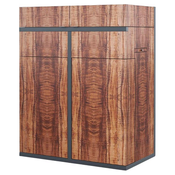 Maple Modern Bar Cabinet