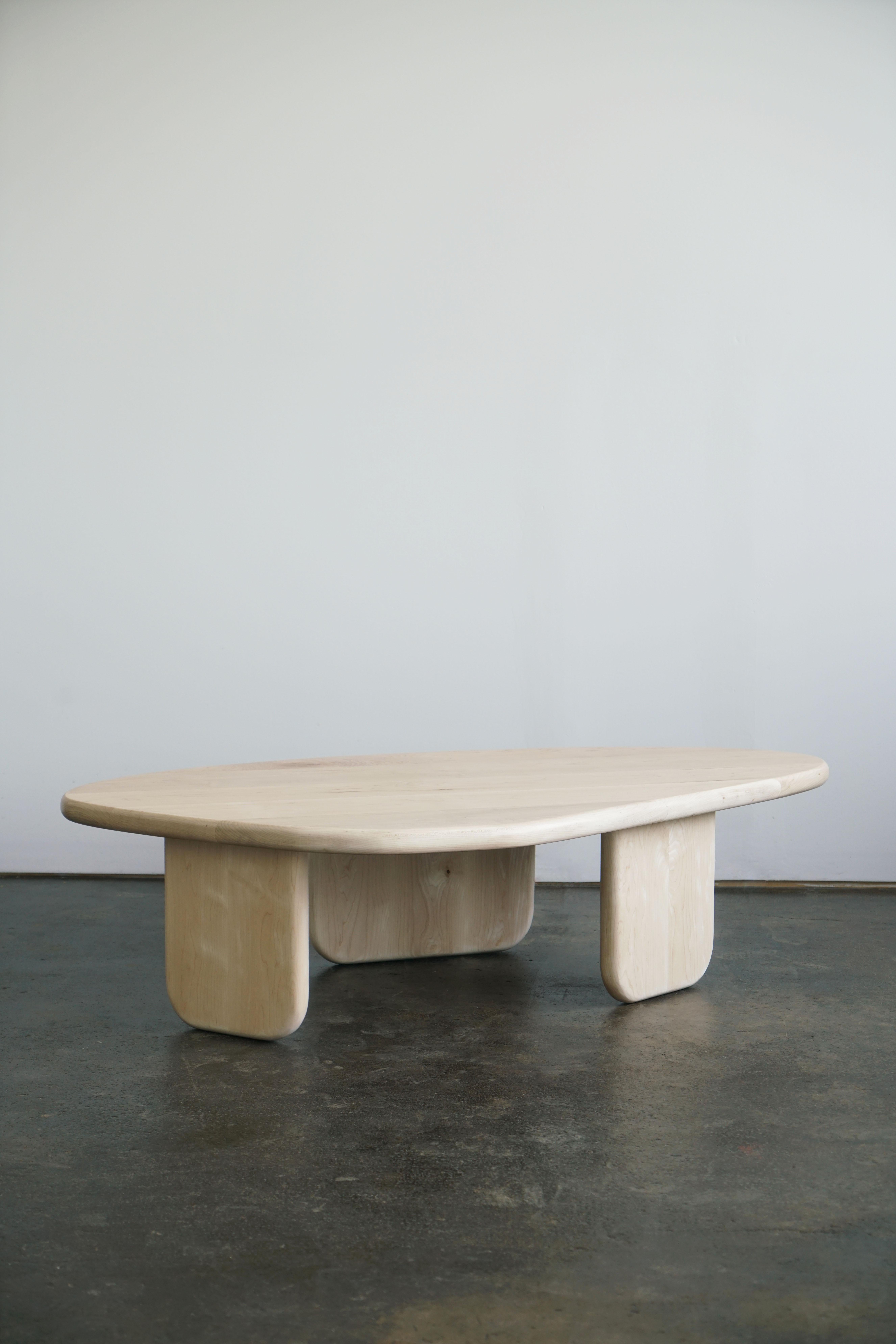 Organic Modern Maple Organic Shaped Coffee Table by Last Workshop, 2022