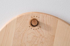 Planche à découper en bois d'érable « Oval Pebble »