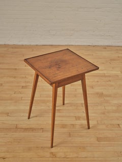 Maple Pencil Leg Side Table