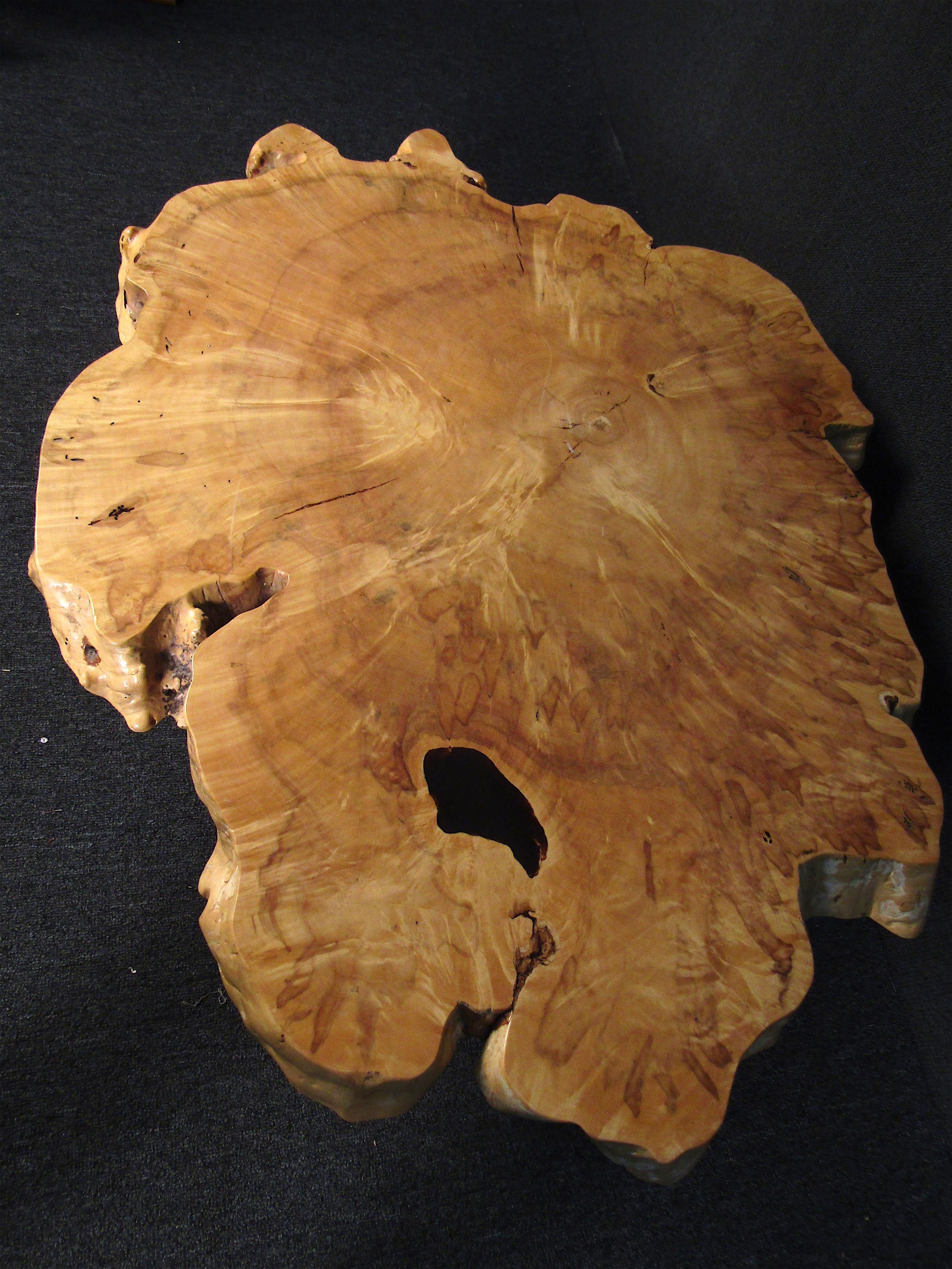 Maple Slab Table For Sale at 1stDibs