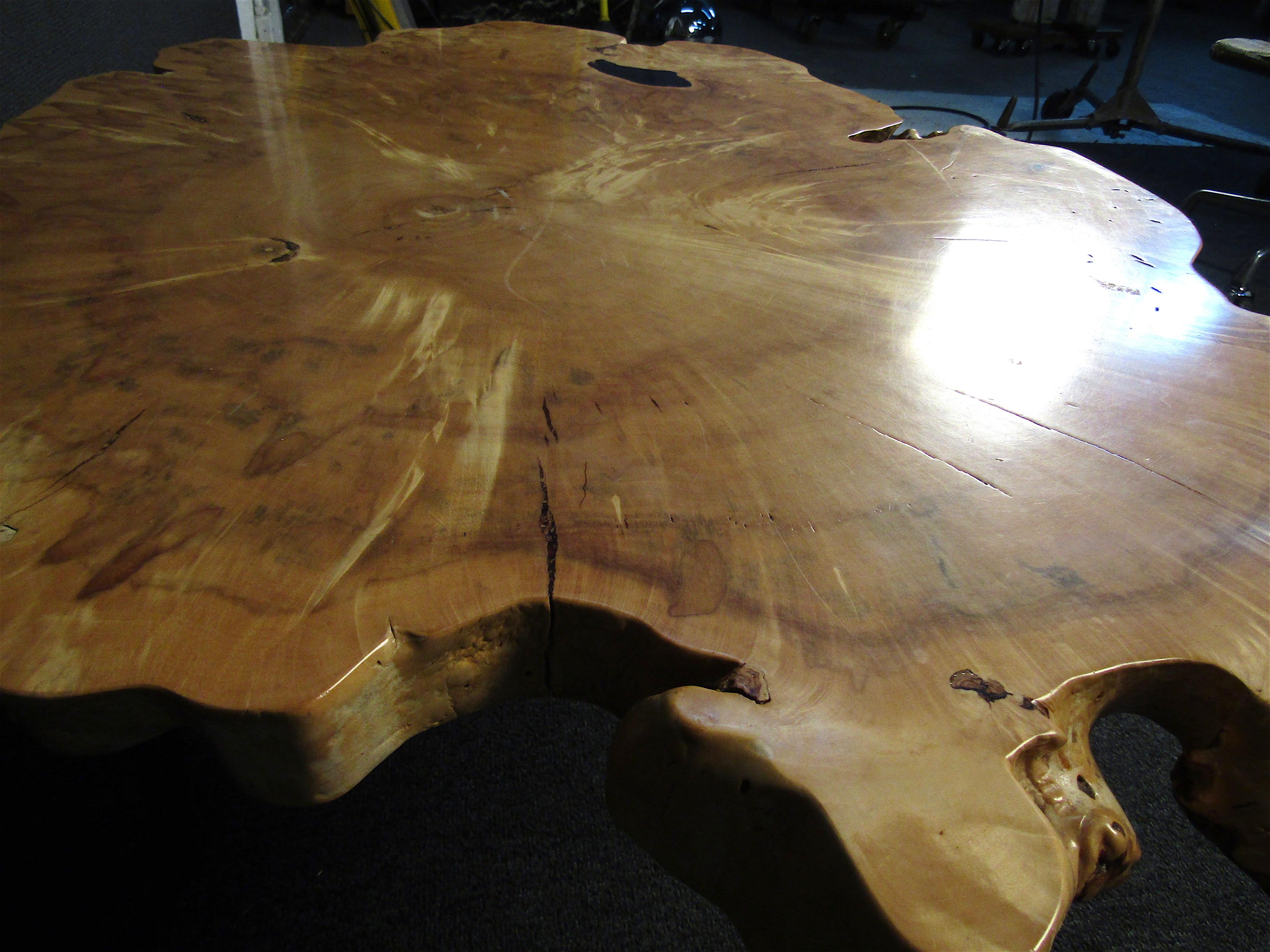 Maple Slab Table For Sale at 1stDibs