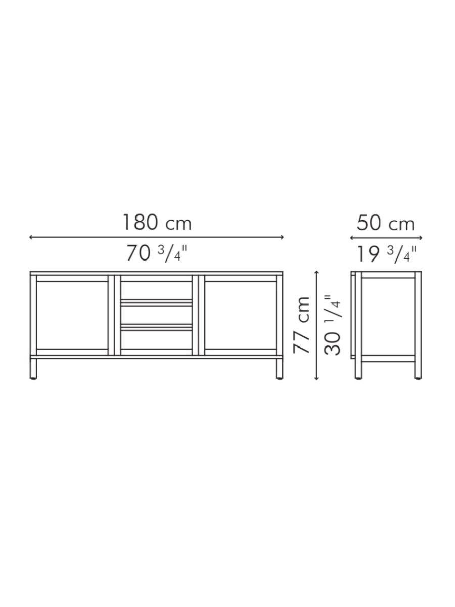 Philippine Maple Suzy Wong Buffet Cabinet by Kenneth Cobonpue