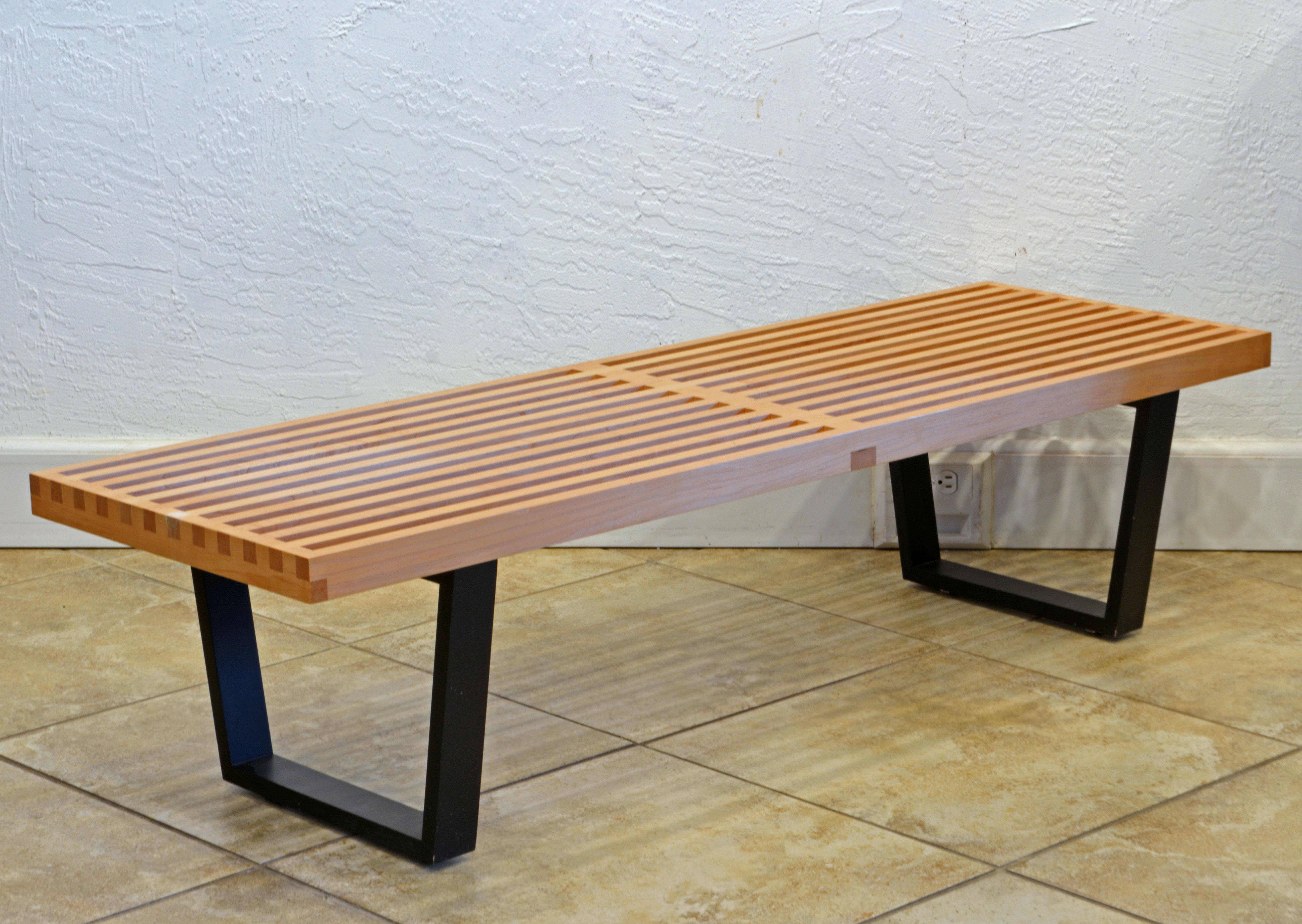 Mid-Century Modern Maple Top Platform Bench or Coffee Table by George Nelson for Herman Miller