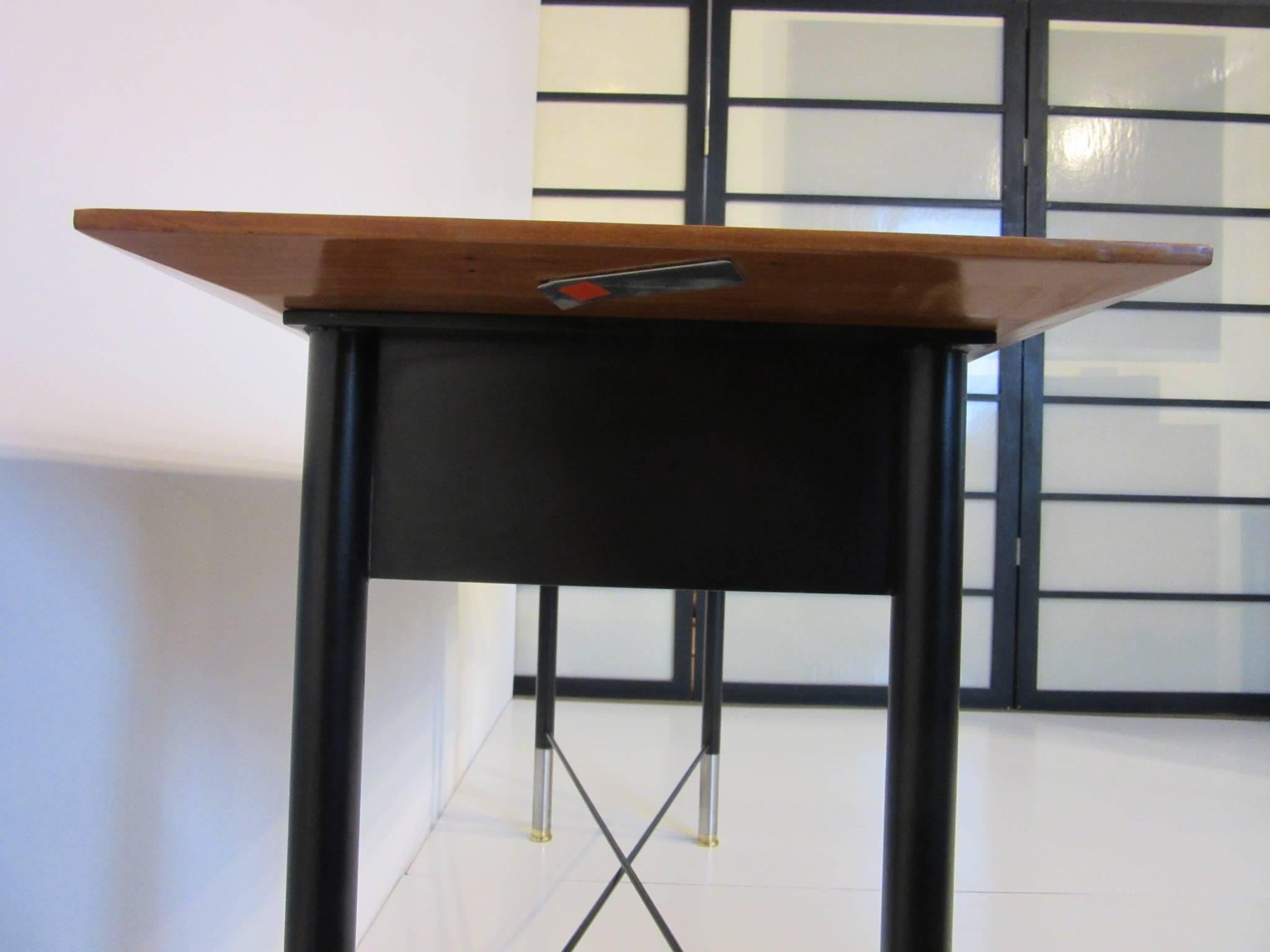 Modern Maple Wood and Metal Console Table by Mark Goetz for Brickel