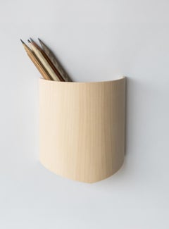 Maple Wood Bent-Ply Pocket Wall Hook by Loyal Loot