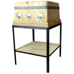 Maple Wood French Butcher Block, circa 1900