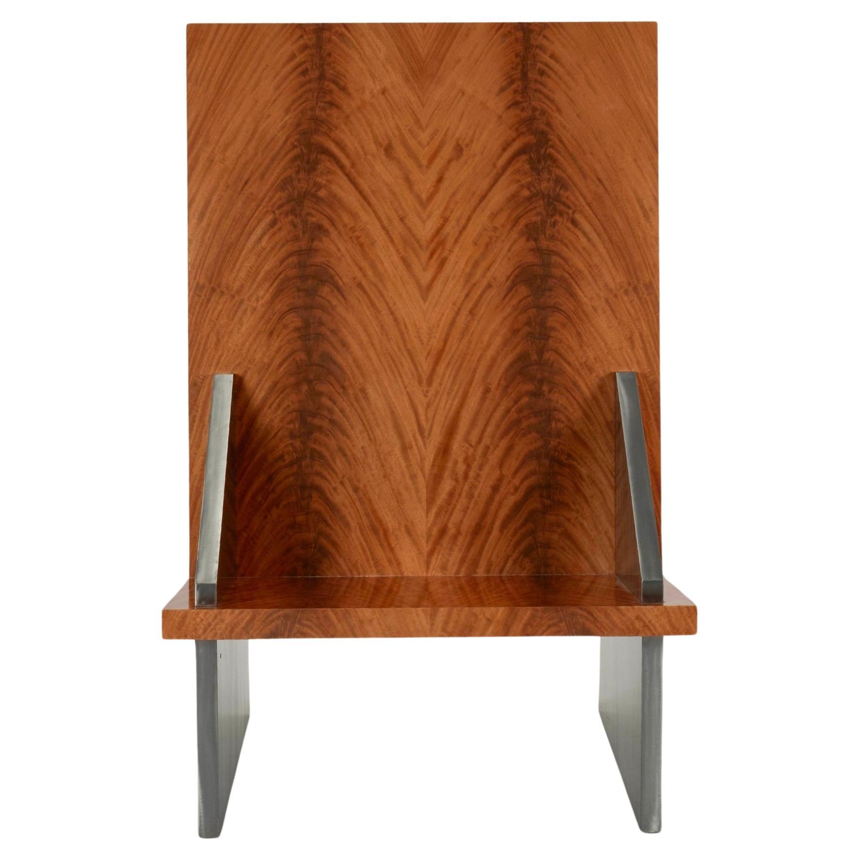 Wood Wood Steel Plank Plane Lounge Chair Bench Attr. Jason Meyers en vente