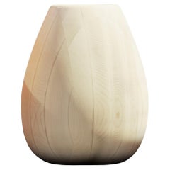 Maple Wood Vase h50 design Franco Albini - edit b Officina della Scala