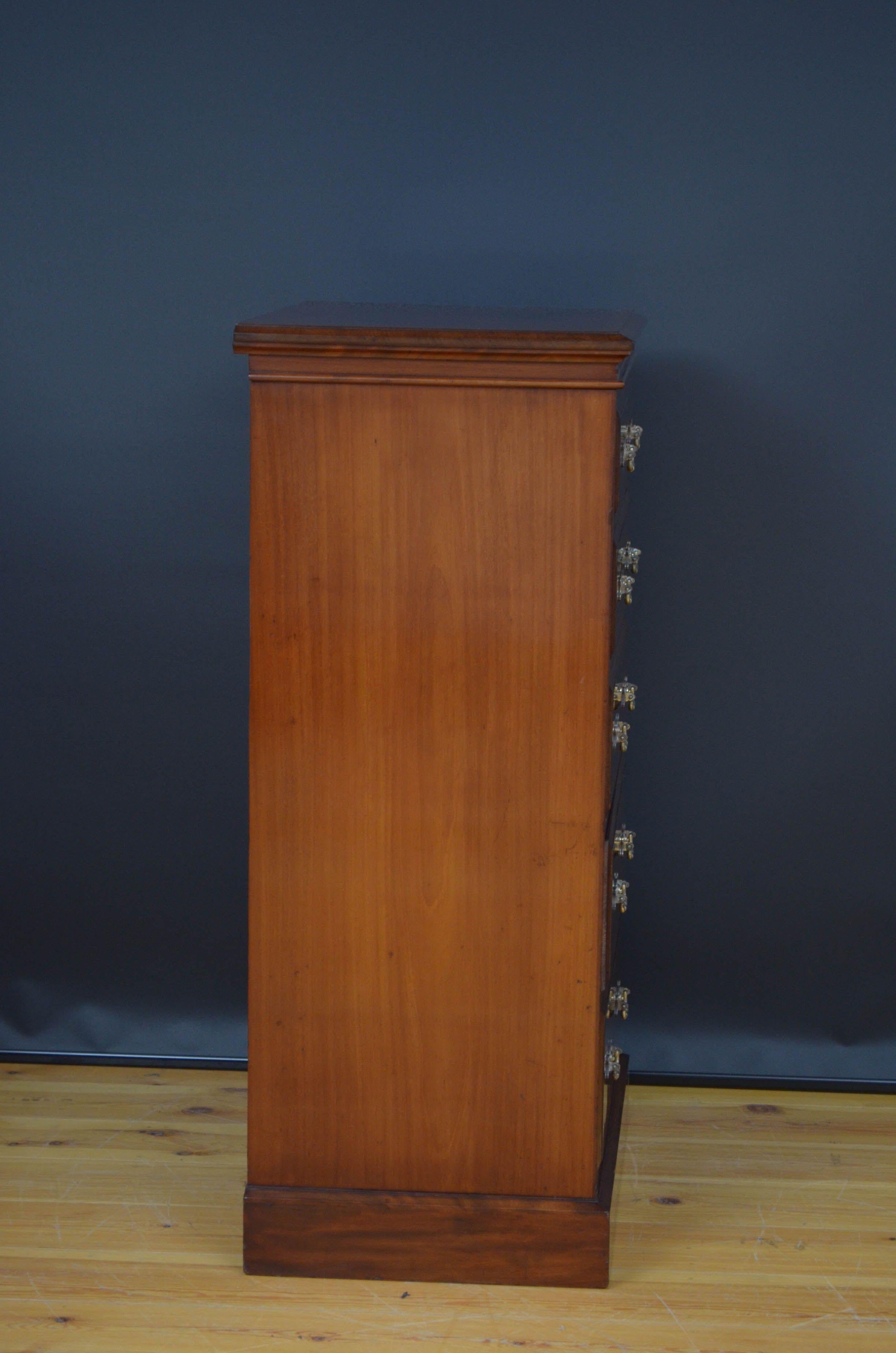 Maples Mahogany Chest of Drawers For Sale 6