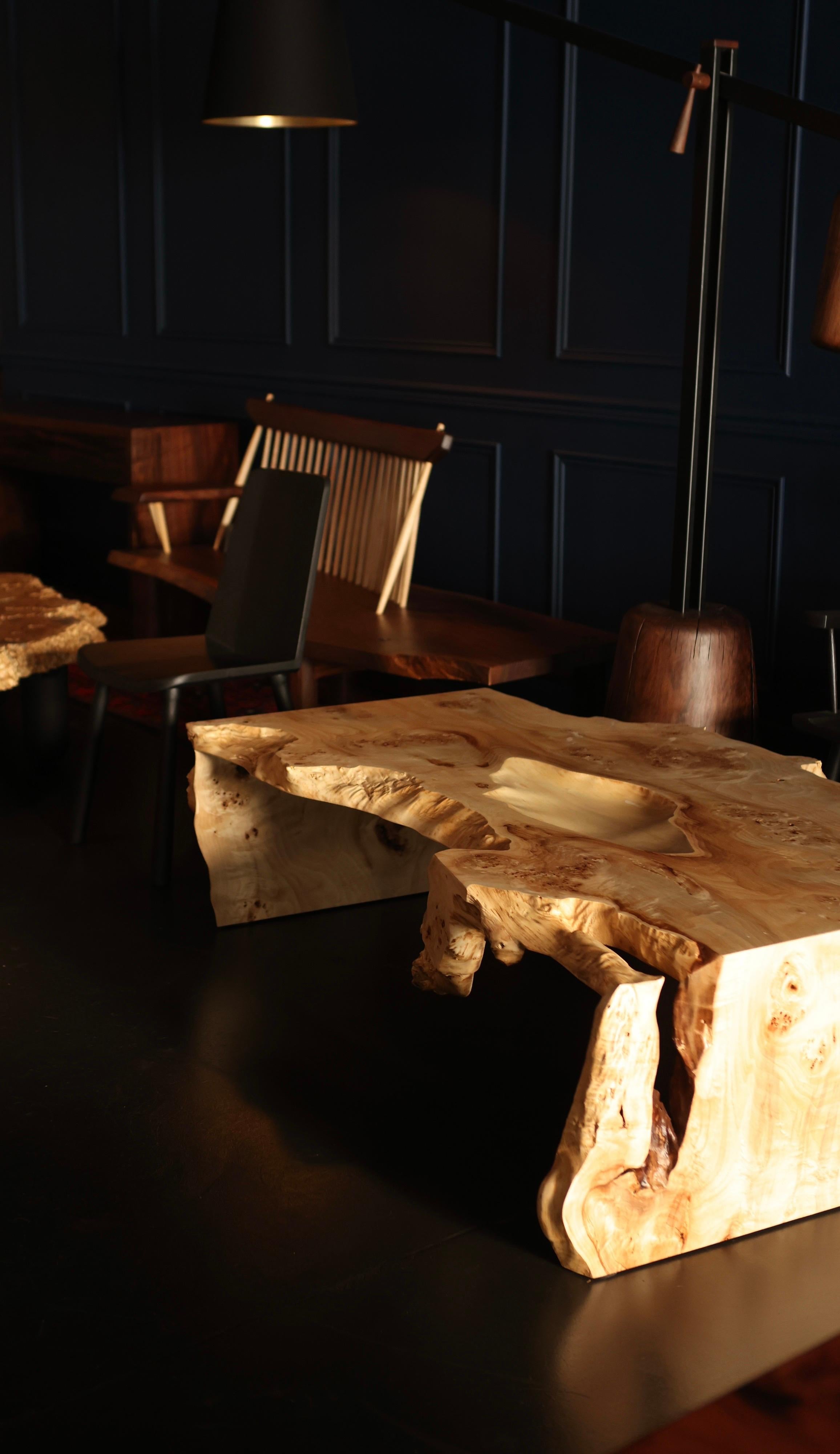 mappa burl coffee table