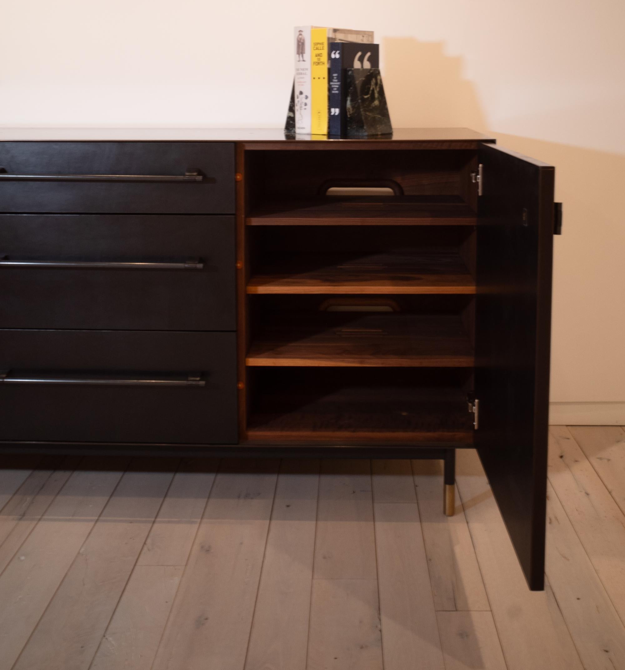 American Mapper Standard Credenza by BDDW For Sale