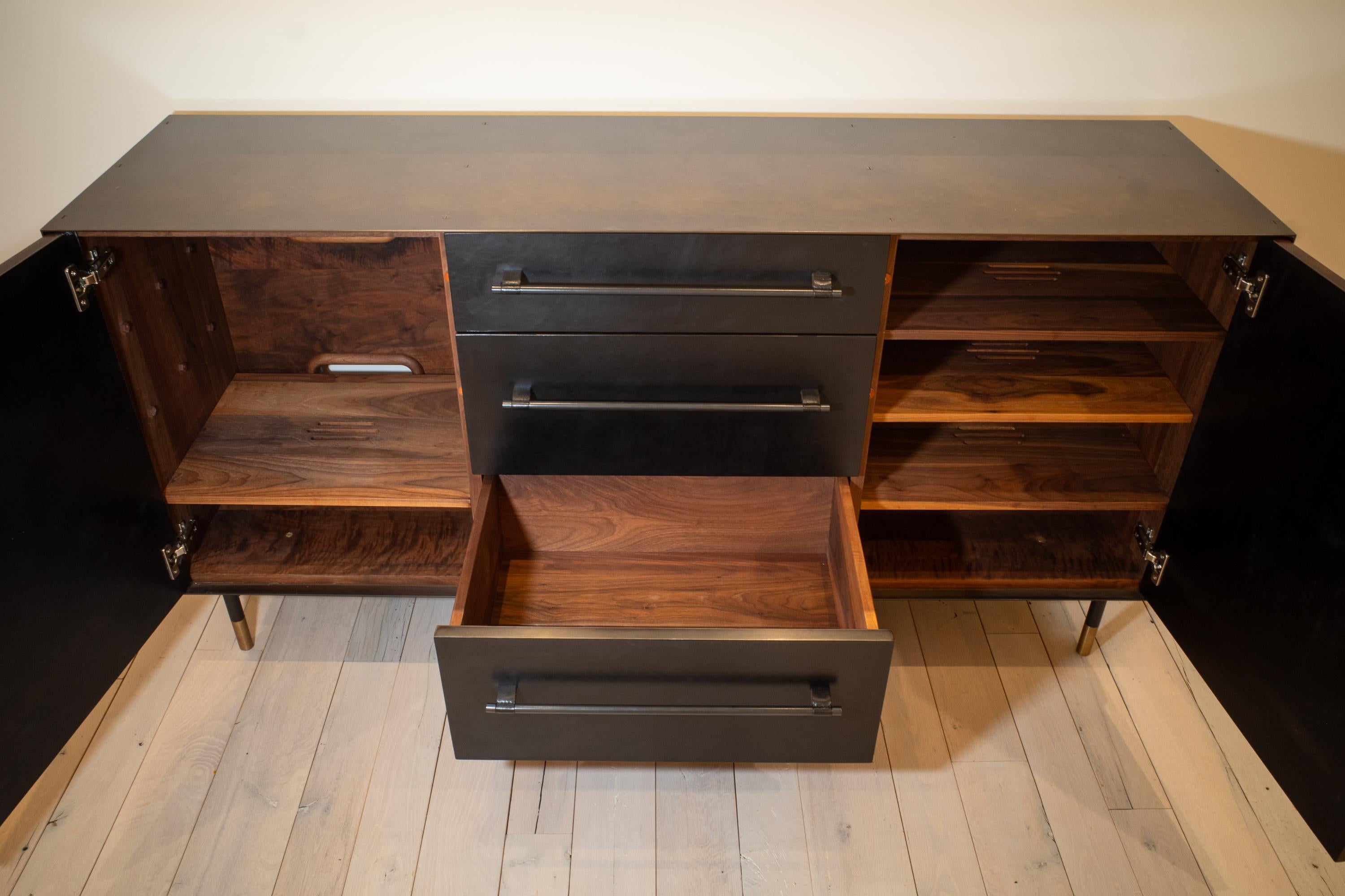 Contemporary Mapper Standard Credenza by BDDW For Sale