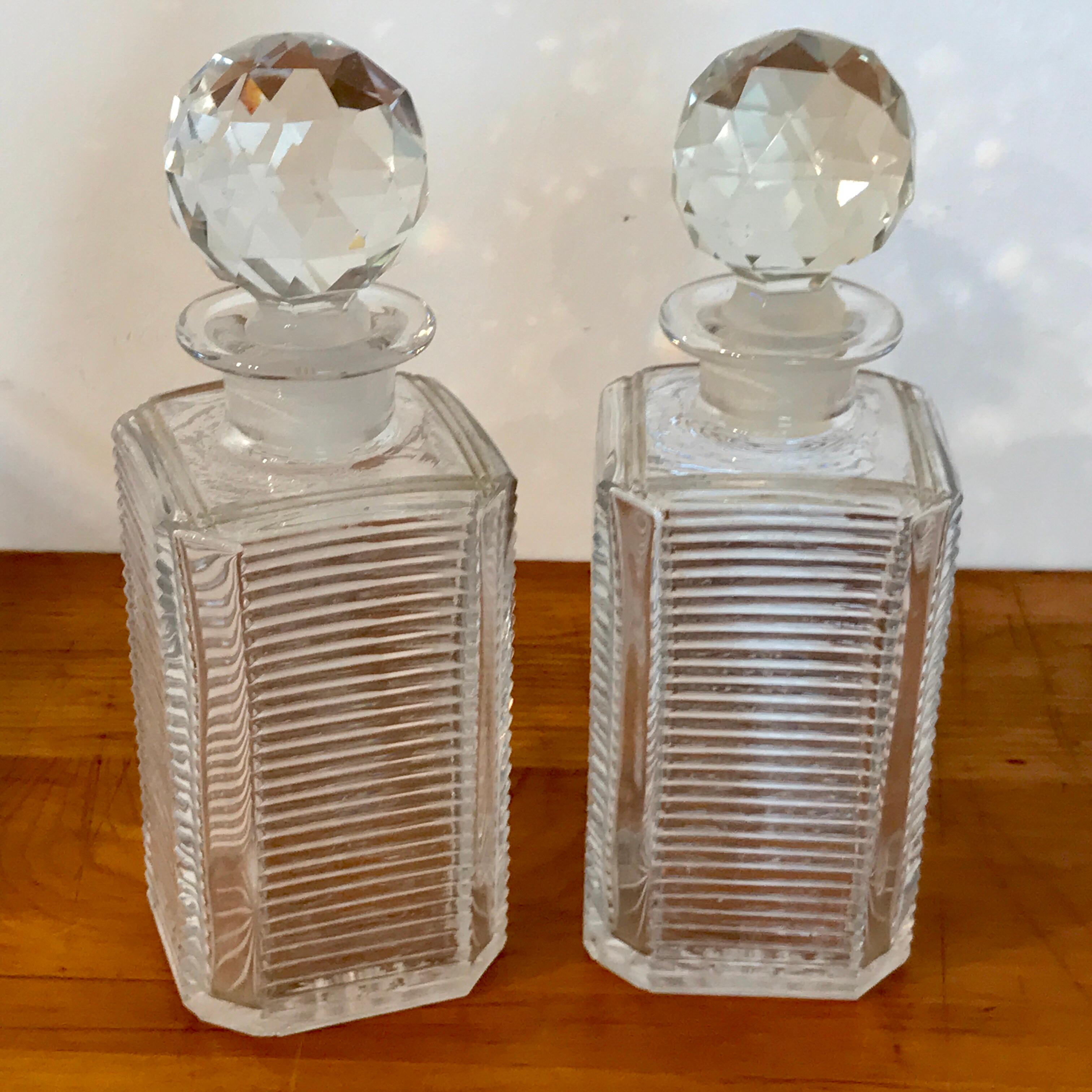 Mappin Bros. Diminutive Tauntless with Cut Glass Decanters For Sale 4