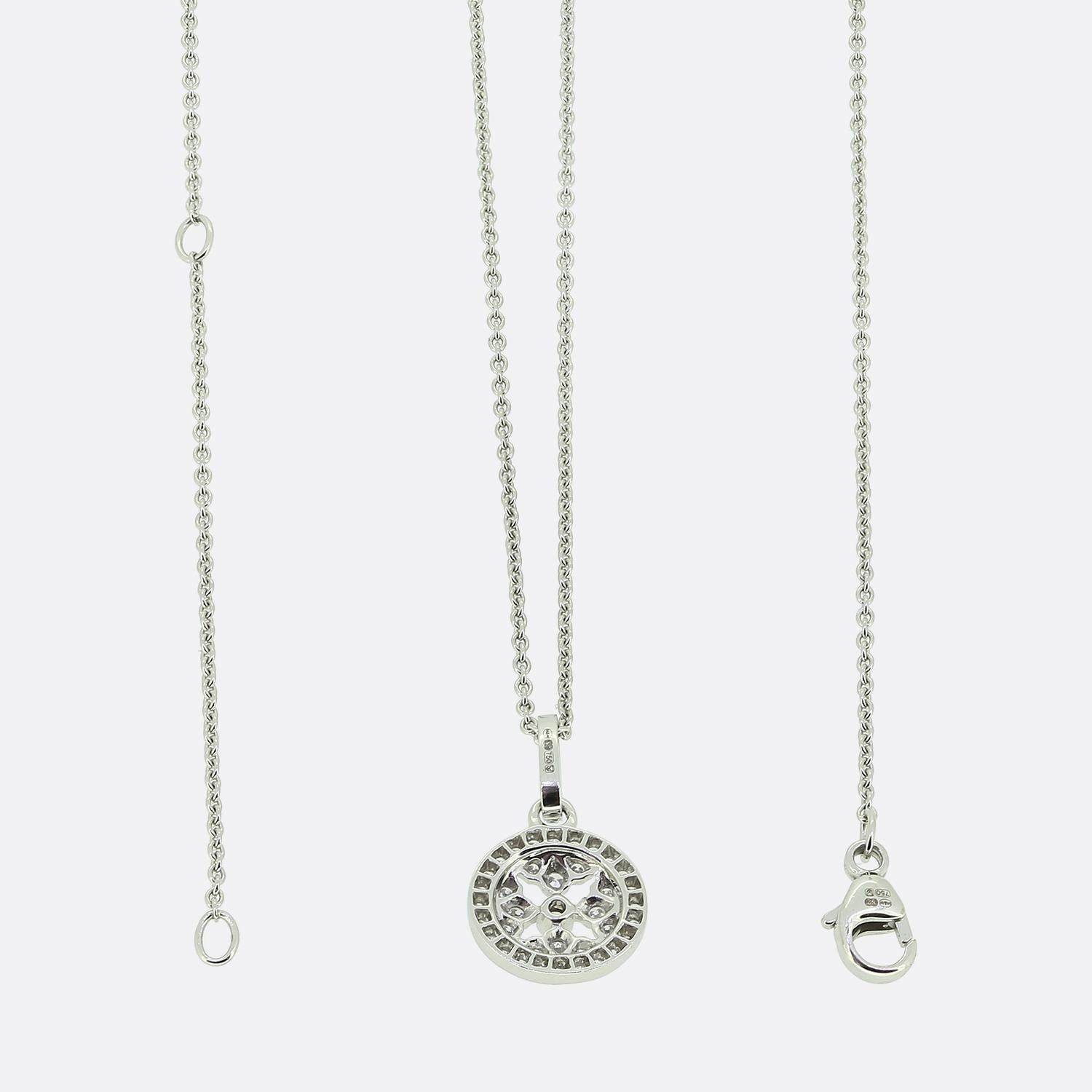 Taglio brillante Mappin & Webb Collana Empress con diamanti da 0,23 carati in vendita