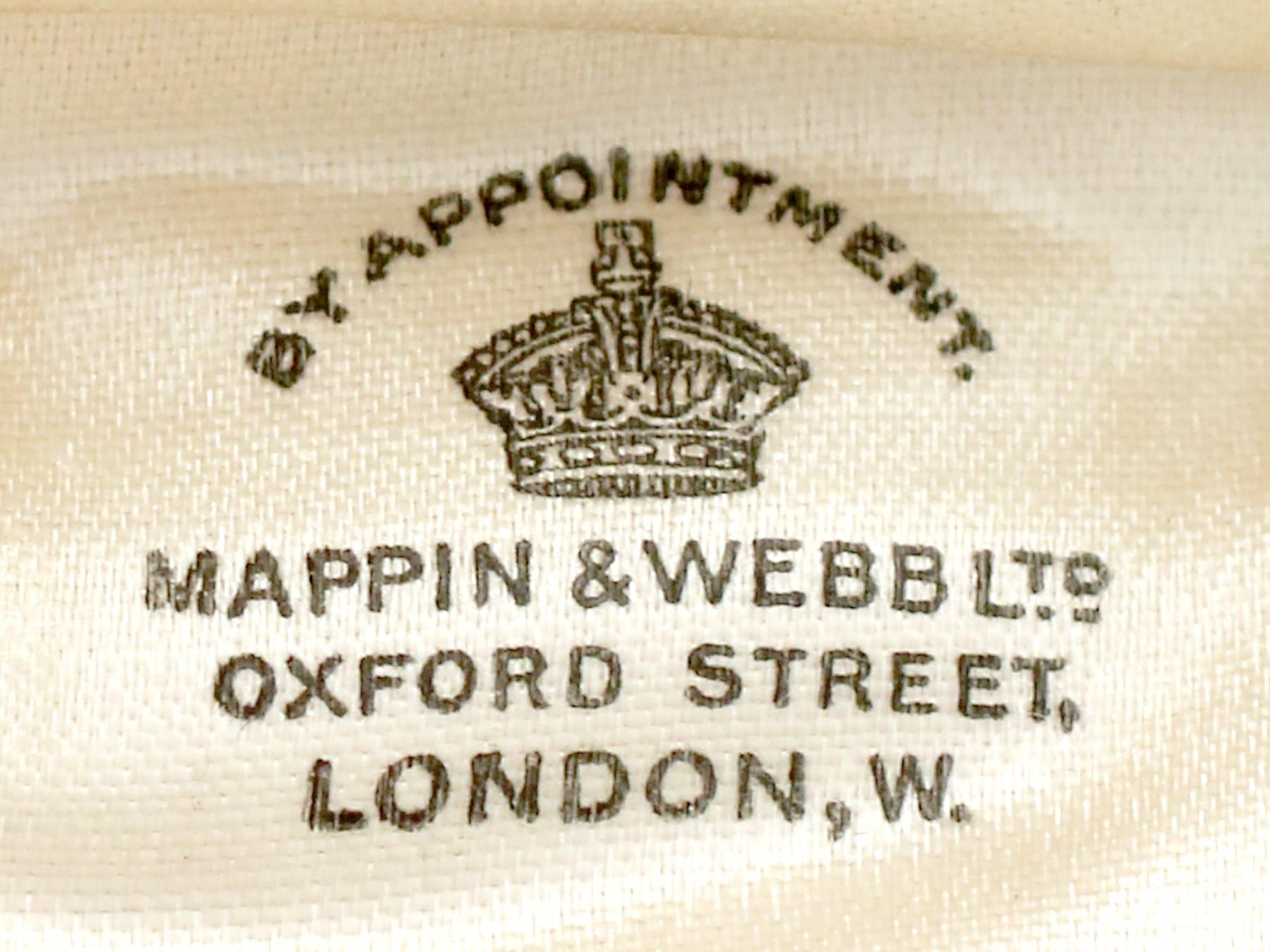 Mappin & Webb - Portatovaglioli in argento del XX secolo in vendita 4