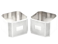Mappin & Webb 20th Century Sterling Silver Napkin Rings