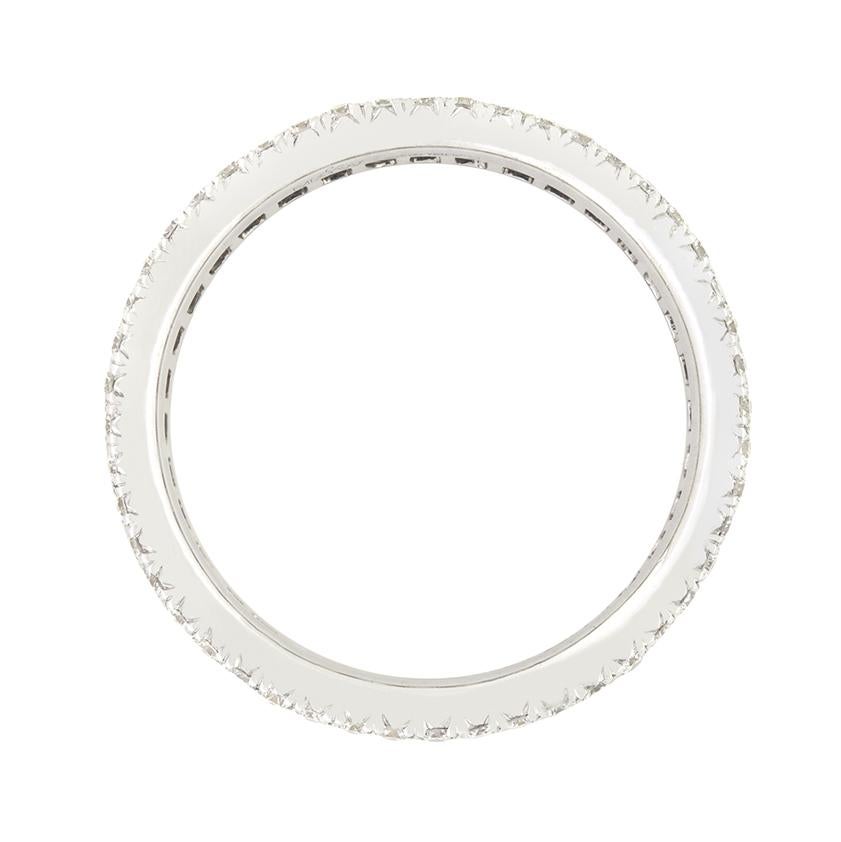 Moderno Mappin & Webb: fascia a eternità completa con diamante da 3,60 carati in vendita