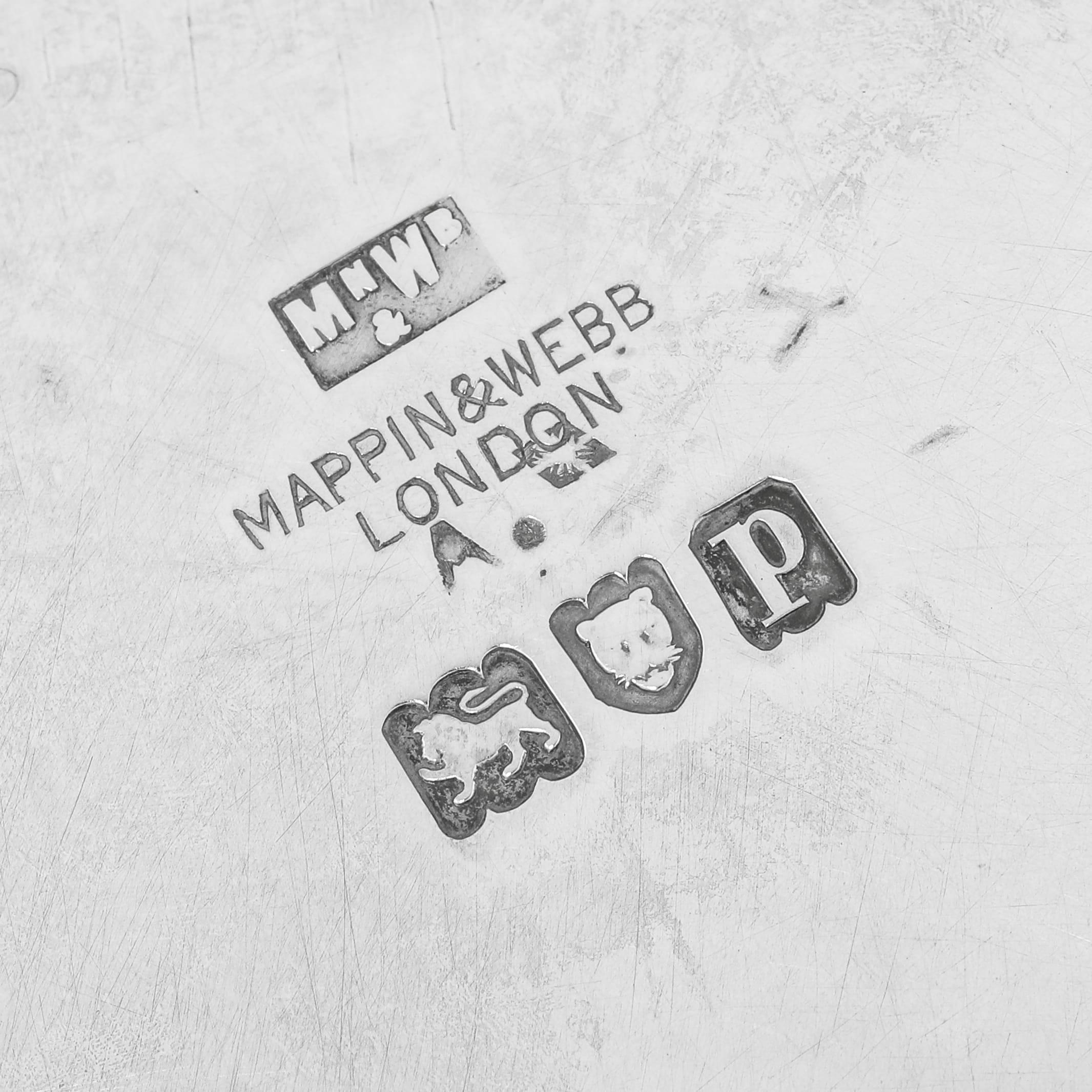 Argento 925 Mappin & Webb - antico piatto da centro in argento sterling del 1910 in vendita