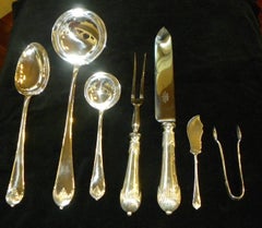 Mappin & Webb Complete Set of Silverware in Original Chest