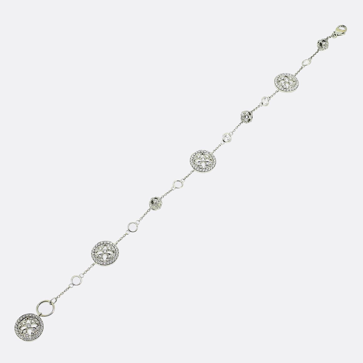 Mappin & Webb Diamond Empress Bracelet Bon état - En vente à London, GB