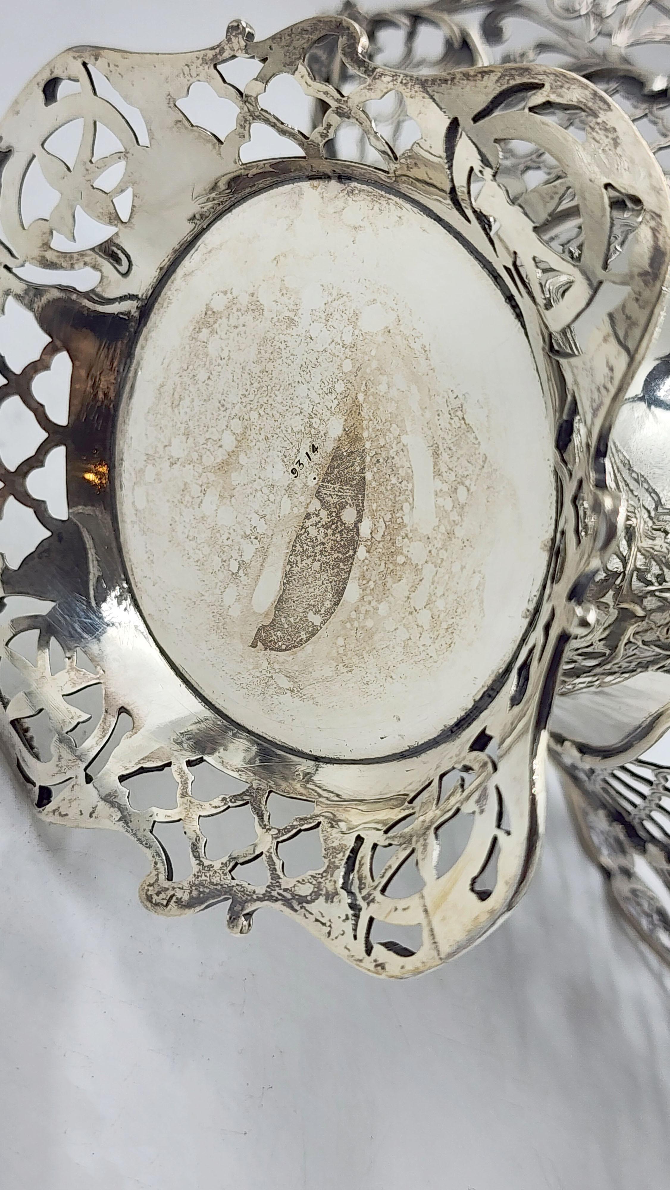 Fait main Mappin & Webb English Silver Art Nouveau en vente