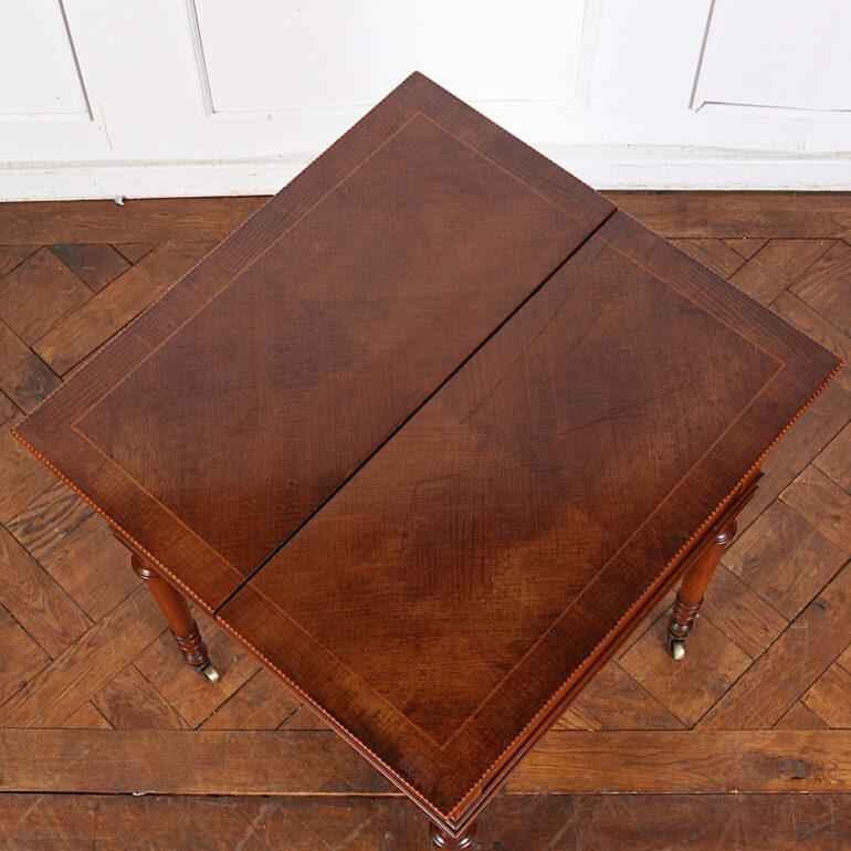 Early 20th Century Mappin & Webb Fold-Out Tea Table
