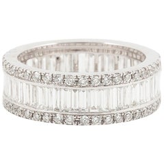 Mappin & Webb Platinum and Diamond Triple Eternity Ring