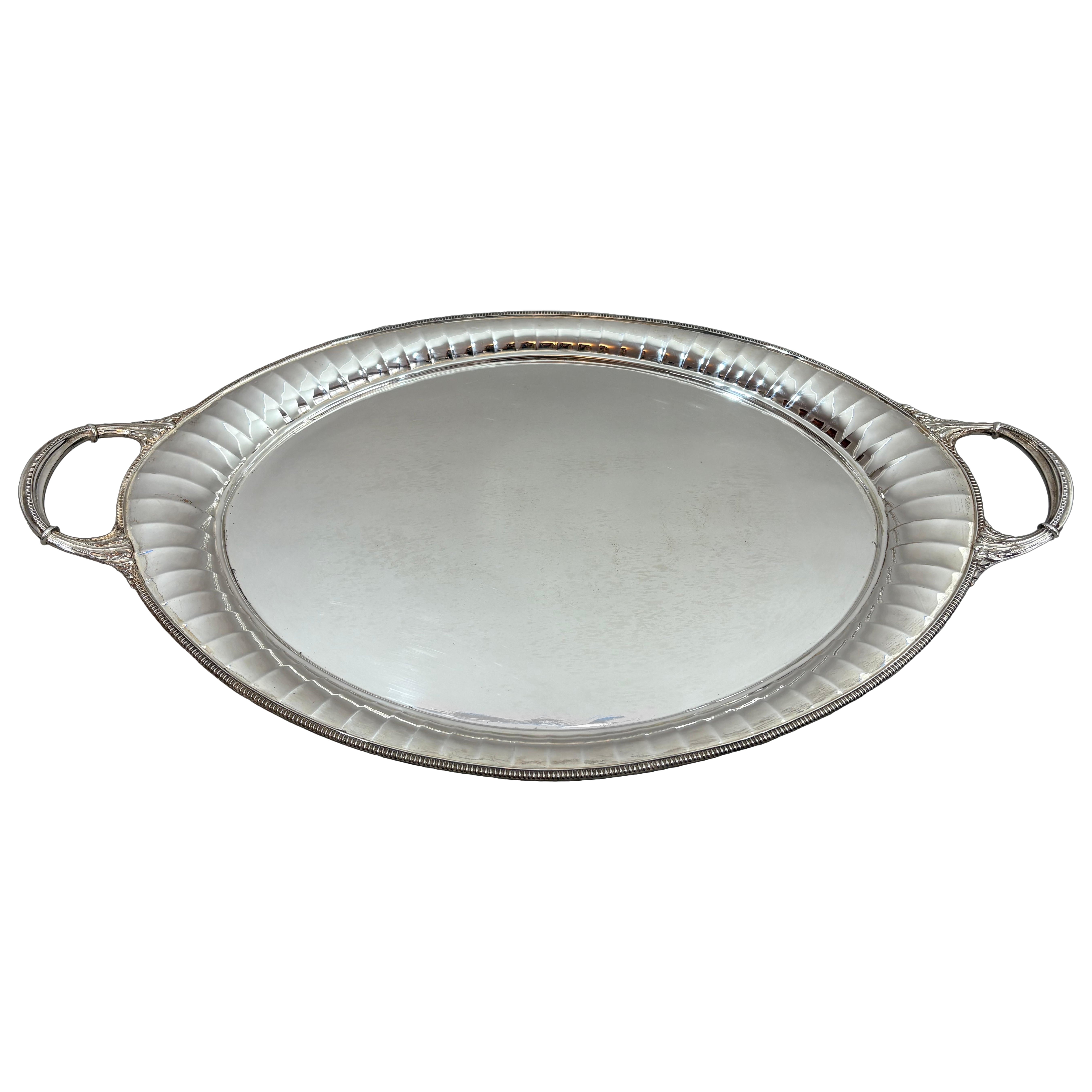 Mappin
Webb silver plate tray