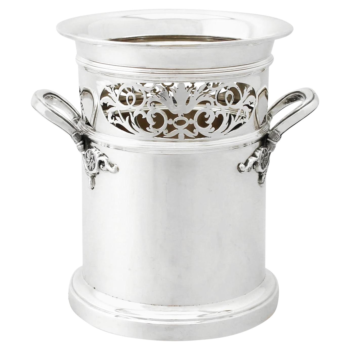 Mappin & Webb Sterling Silver Bottle Coaster