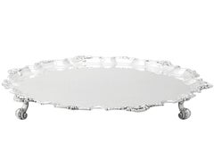 Mappin & Webb Vintage 1972 Sterling Silver Salver