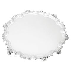 Mappin & Webb Vintage 1972 Sterling Silver Salver