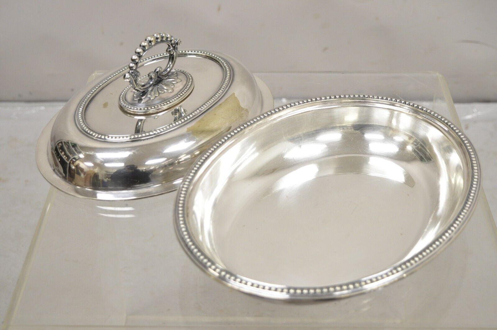 Mappin & Webb's Prince's Plate English Sheffield Silver Plated Covered Dish For Sale 1