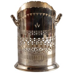 Antique Mappin & Webb's Sheffield Plate Bottle Holder, England, Early 1900
