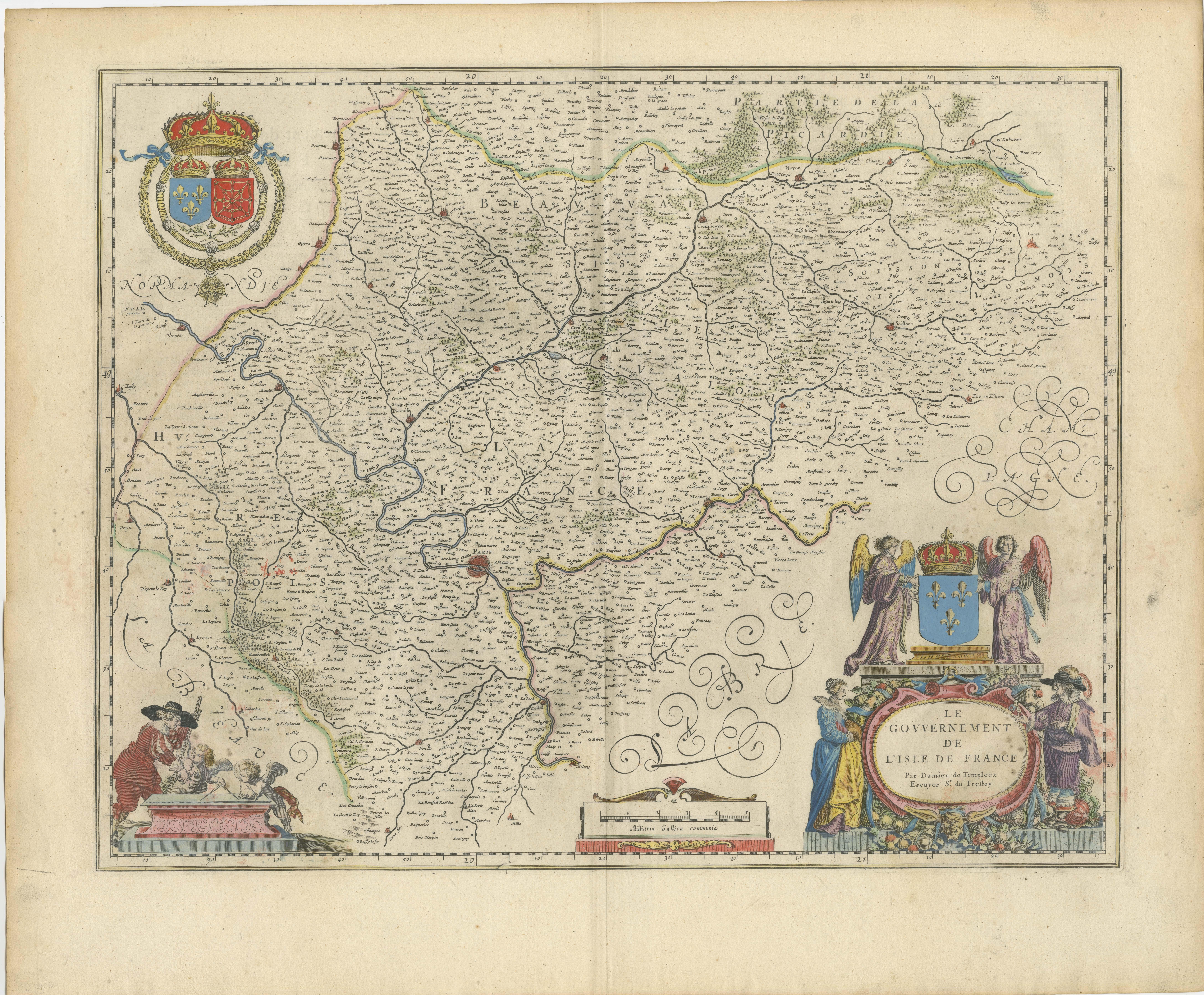 This original antique map titled 