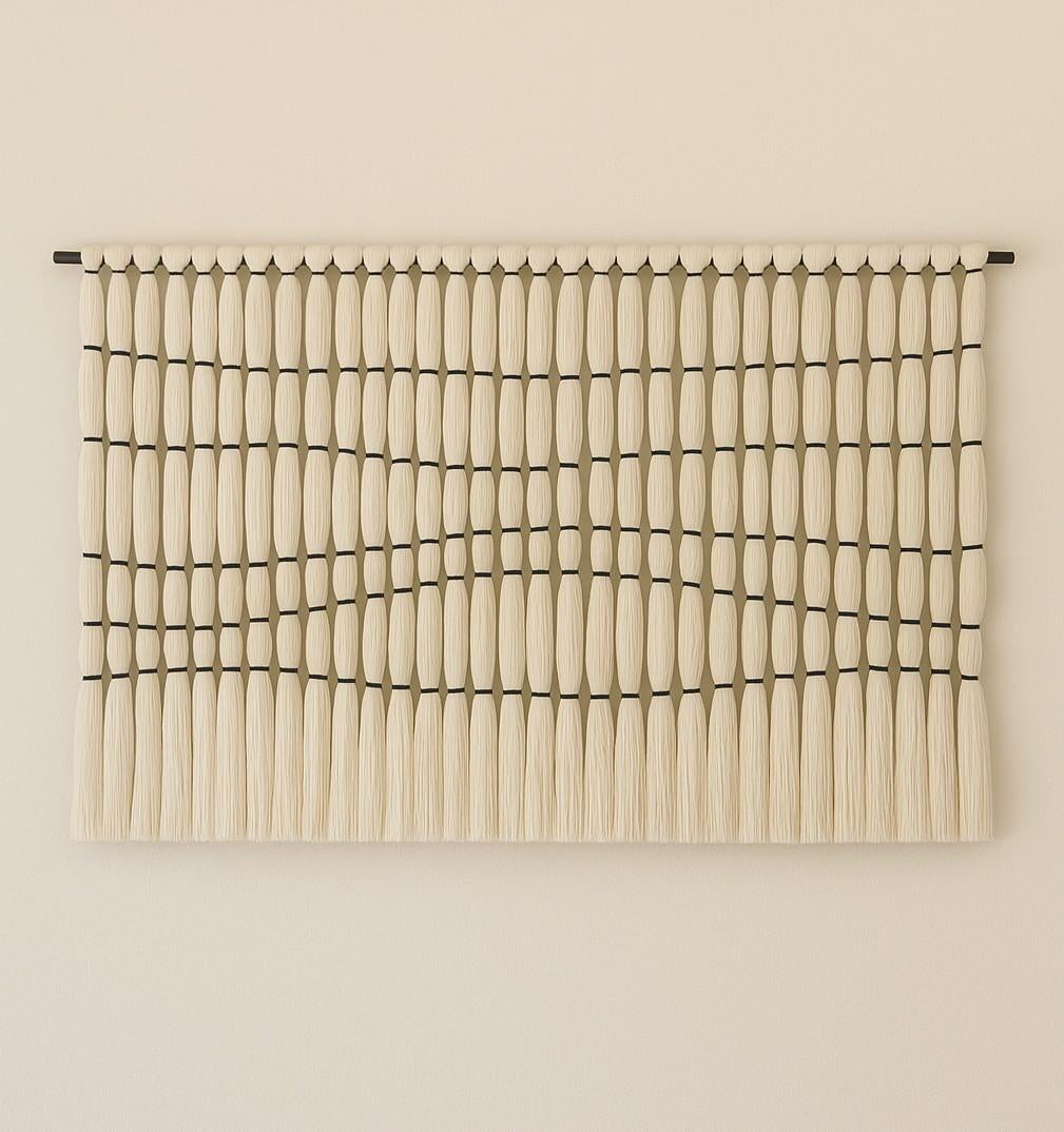 Mar de Algodón, skulpturaler Wandbehang (Handgewebt) im Angebot