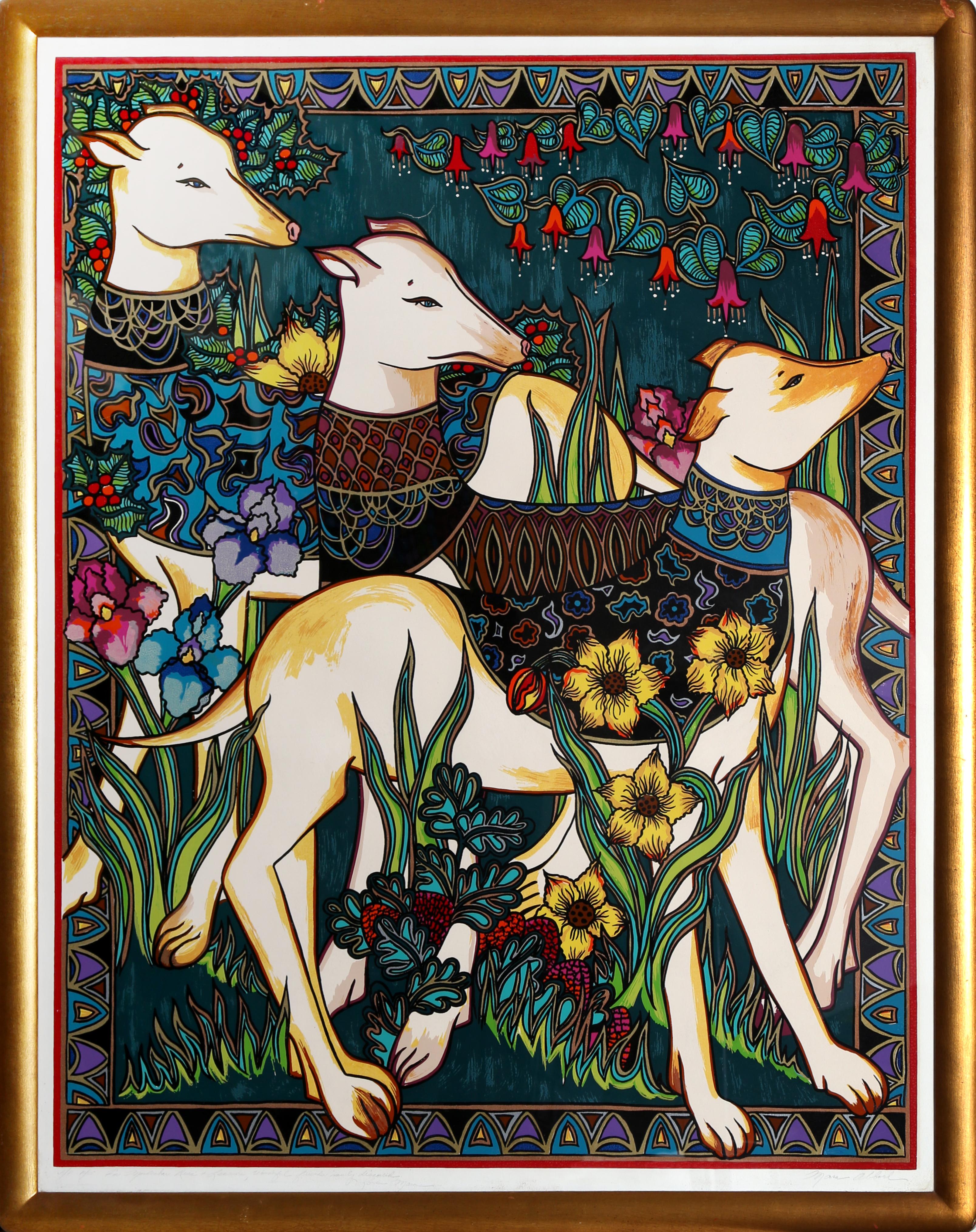 Mara Abboud Animal Print - Persian Hounds