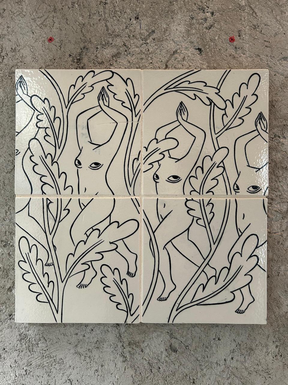 Plegaria - Painting by María Conejo