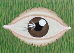 "Cuando se atraviesa tu recuerdo", occhio, nudo, contemporaneo, verde