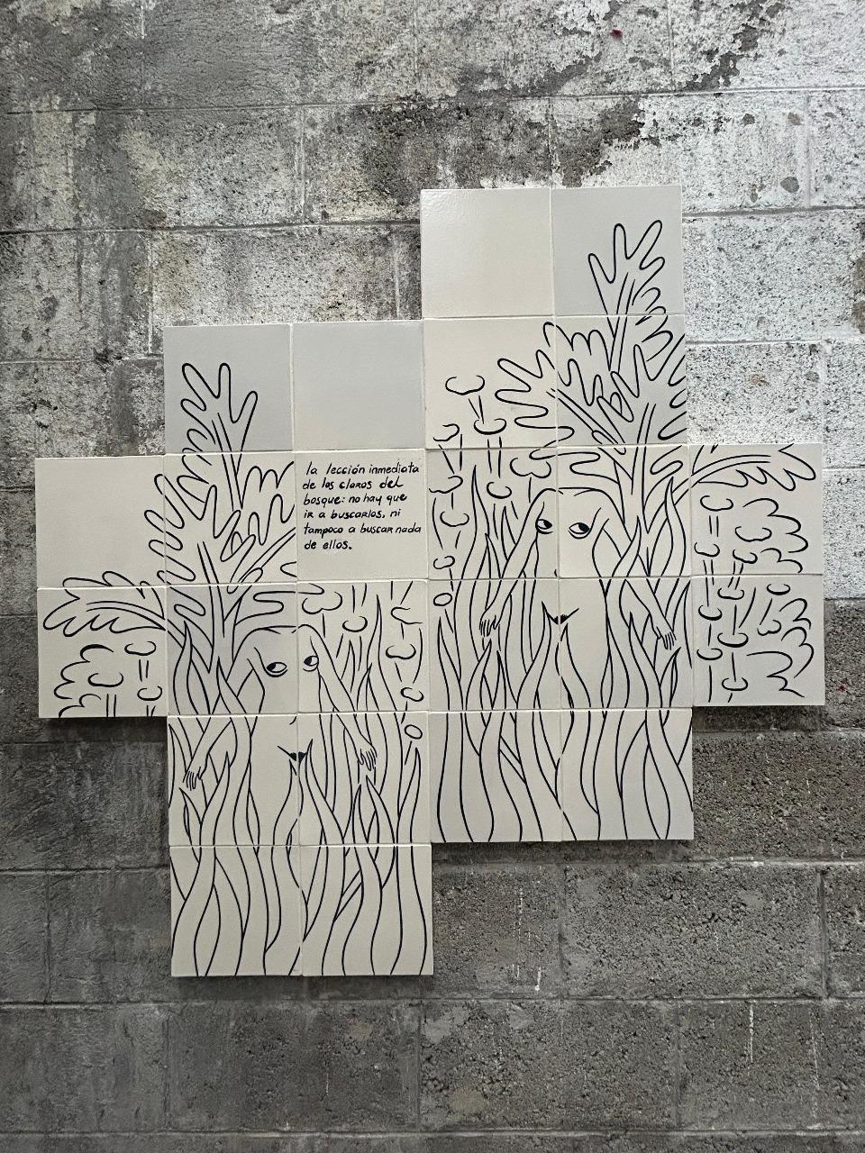 Entre Claros I - Contemporary Painting by María Conejo