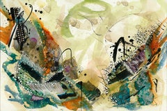 GP #11 - Watercolor Acrylic Abstract Painting