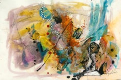 GP #15 - Watercolor Acrylic Abstract Painting