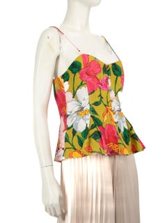 Mara Hoffman Floral Pattern Tank Top Size M