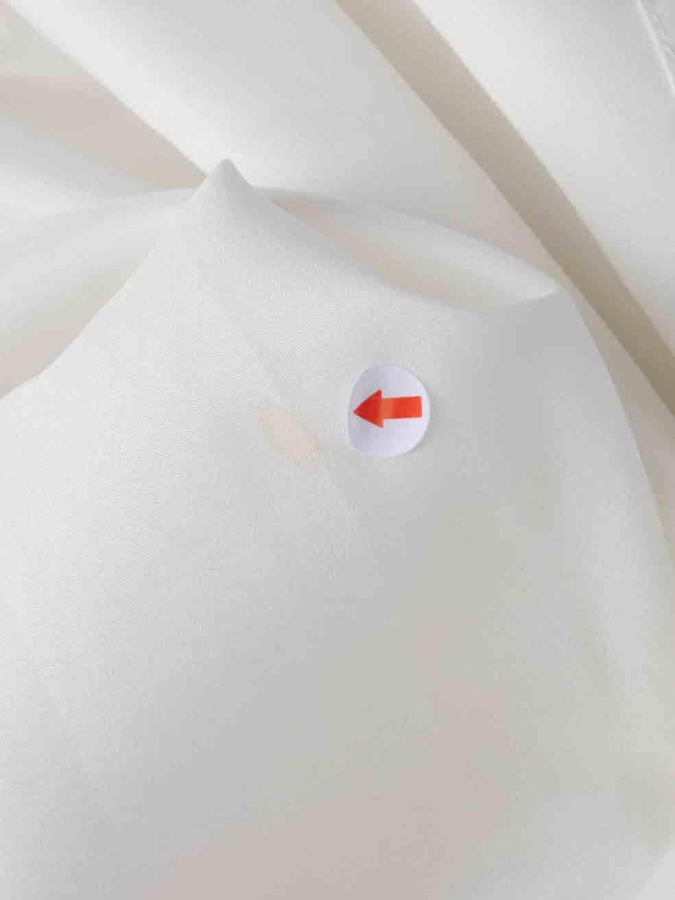 Mara Hoffman - Mini robe à col bénitier en soie géométrique, taille L Pour femmes en vente
