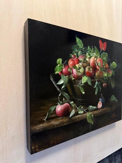 Äpfel und Feigen, Ölgemälde