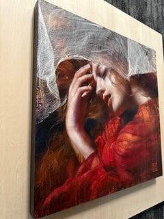 Apesanteur, peinture à l'huile