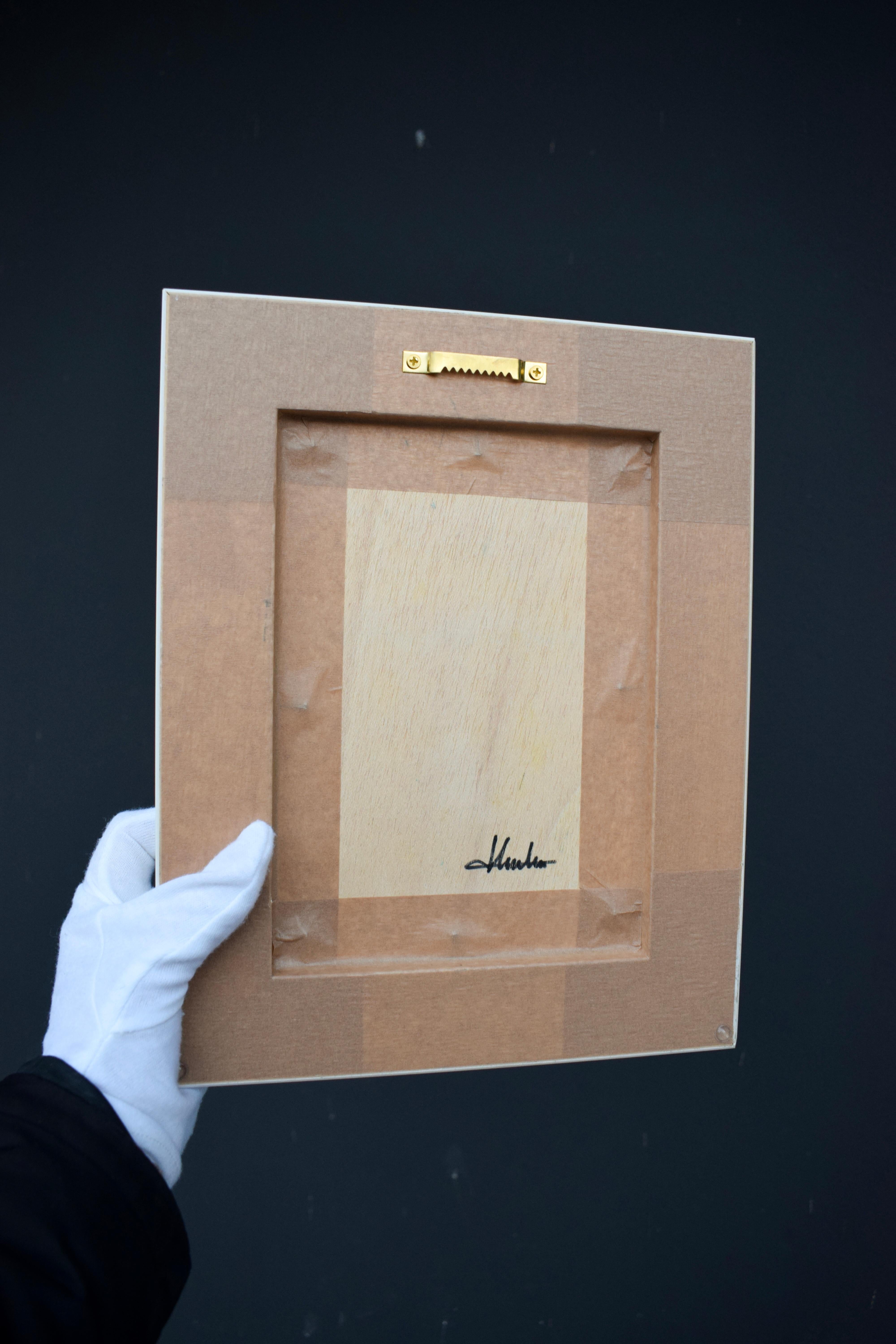 Escultura Pop de Pared con Formas de Chicle Verde Menta en Marco de Madera Blanco en venta 7