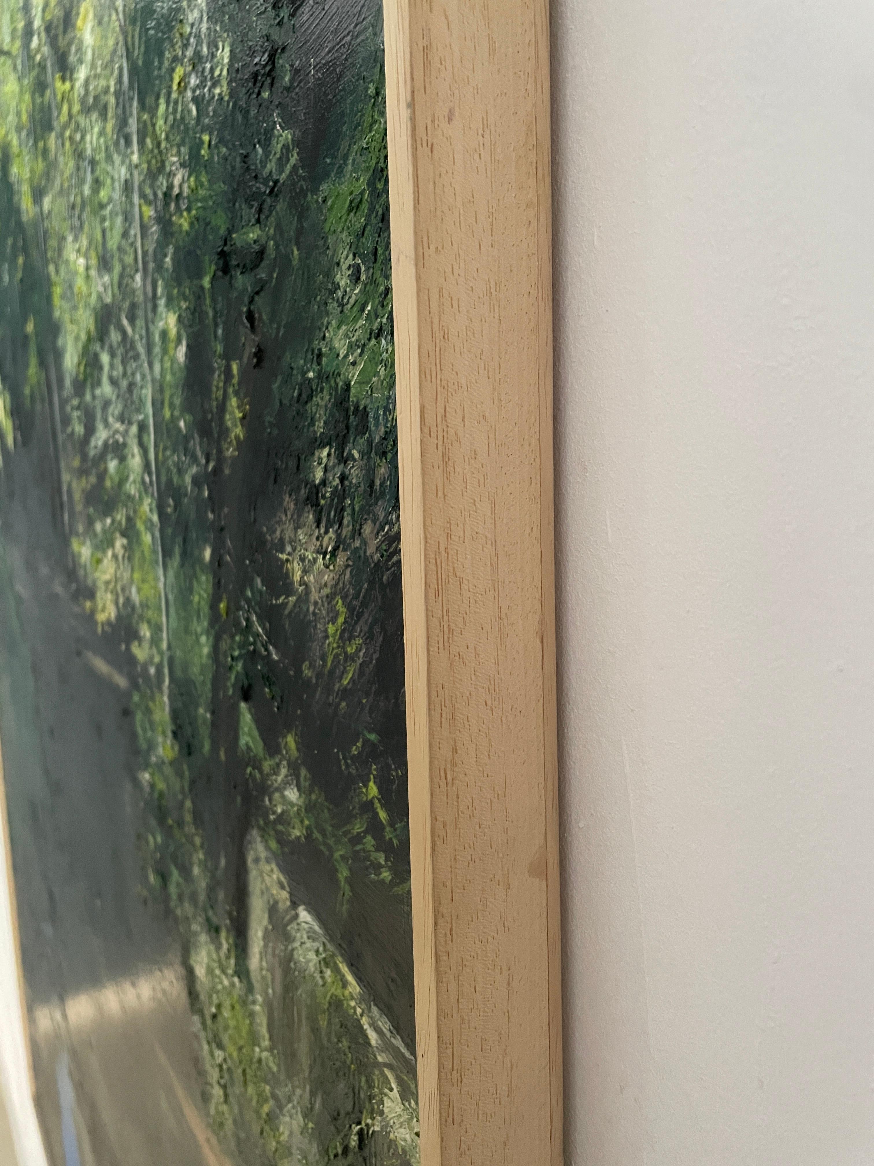 Mi pequeño paraíso (Mon petit paradis) - Contemporain Painting par  María Ángeles Bret Franco