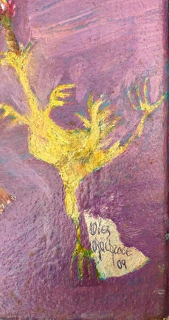 Music School oil on canvas painting