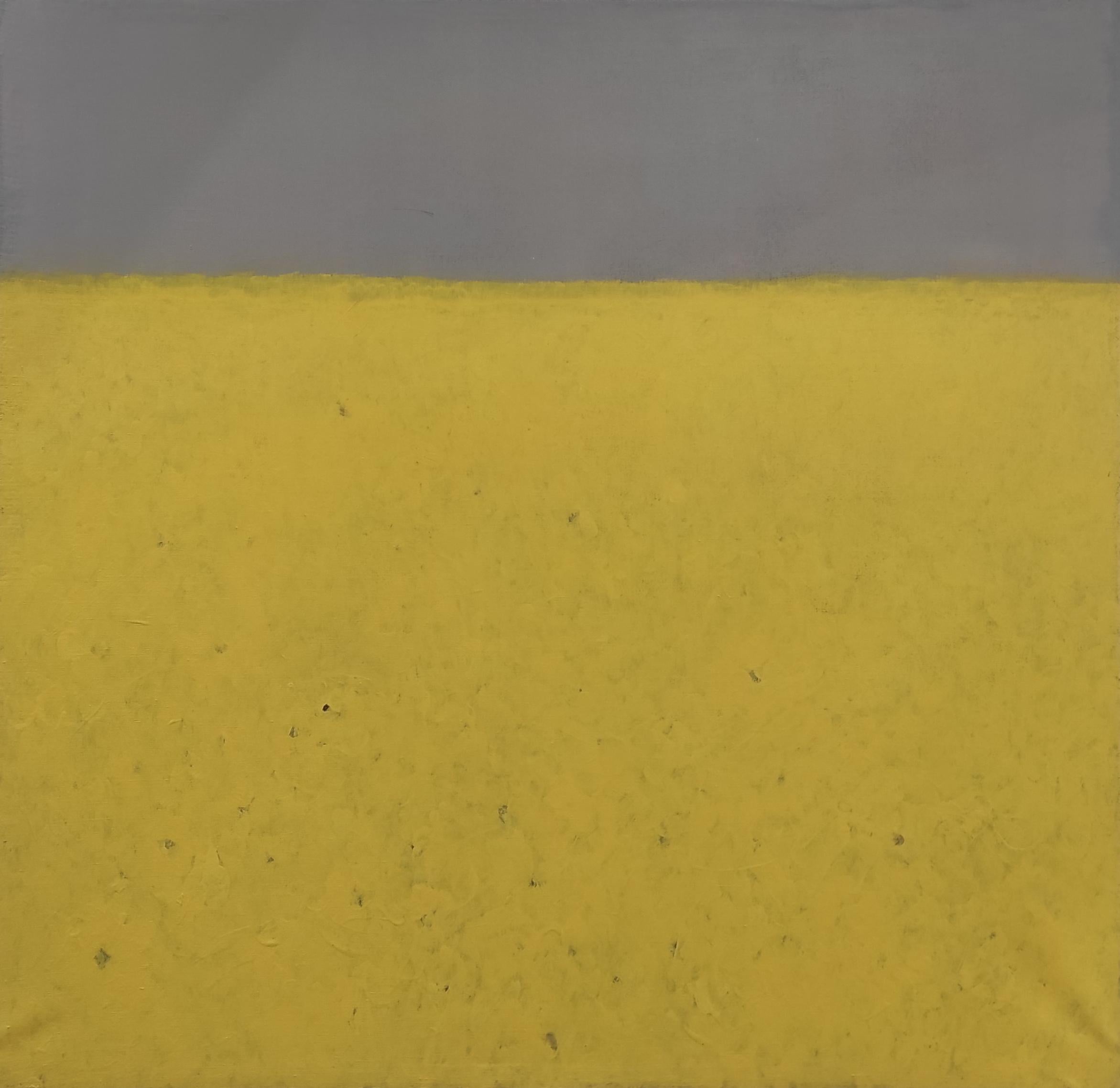 Landscape Painting di María Teresa Berrios - "Primavera". Astratto, minimalista, gestuale, contemporaneo, acrilico, tela